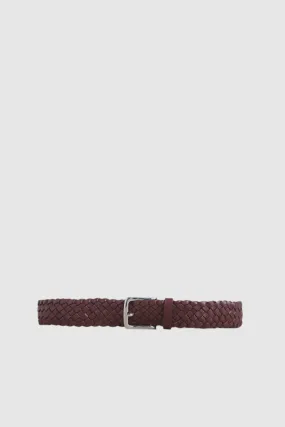 A Emery Kya Belt in Merlot