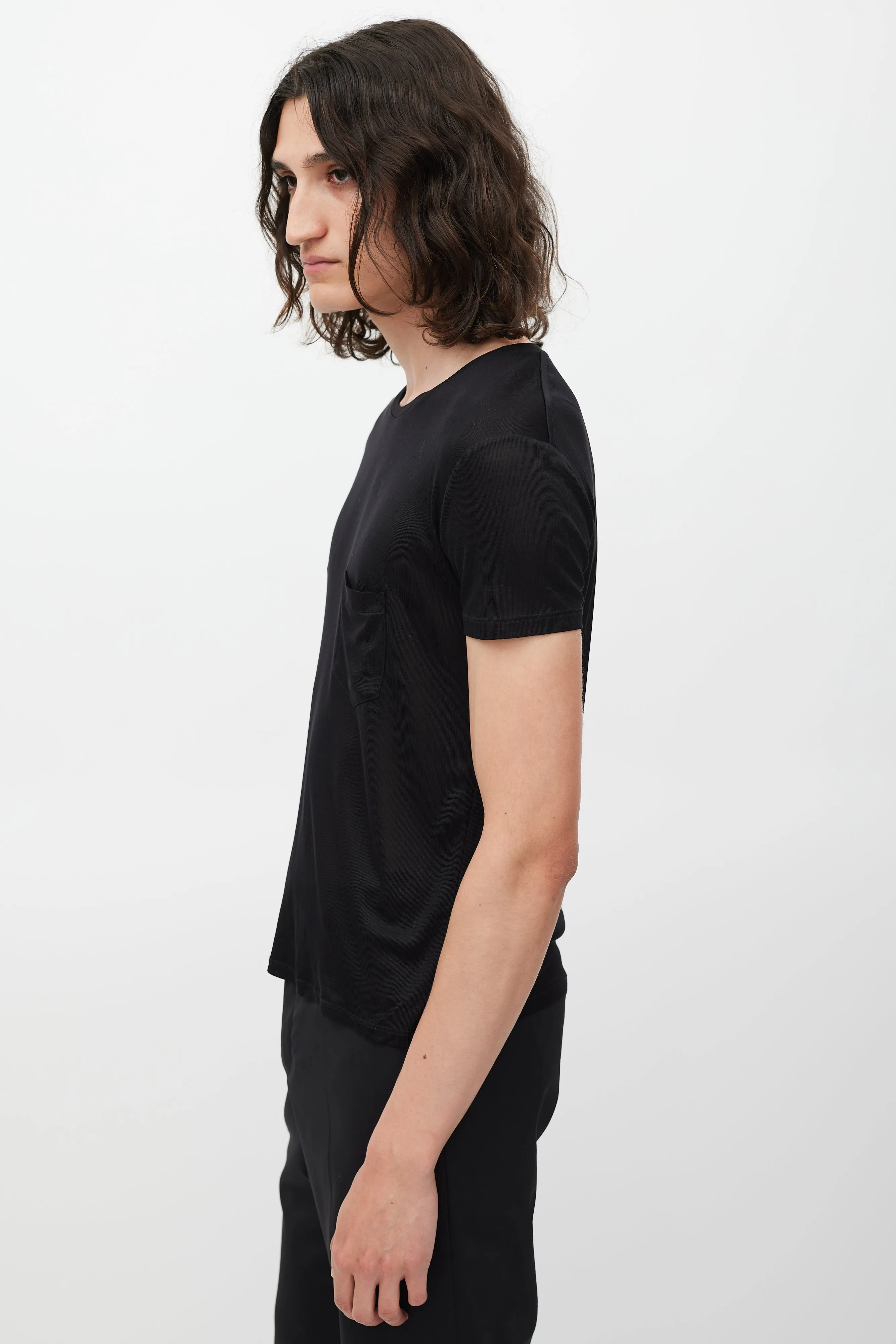 Black Silk Shirt