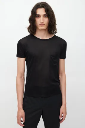 Black Silk Shirt