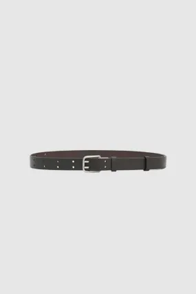 Camilla and Marc Landon Croc Belt in Chocolate