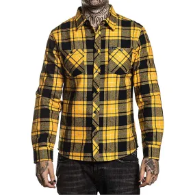 Dirty Melon Flannel Button Up Long Sleeve Shirt