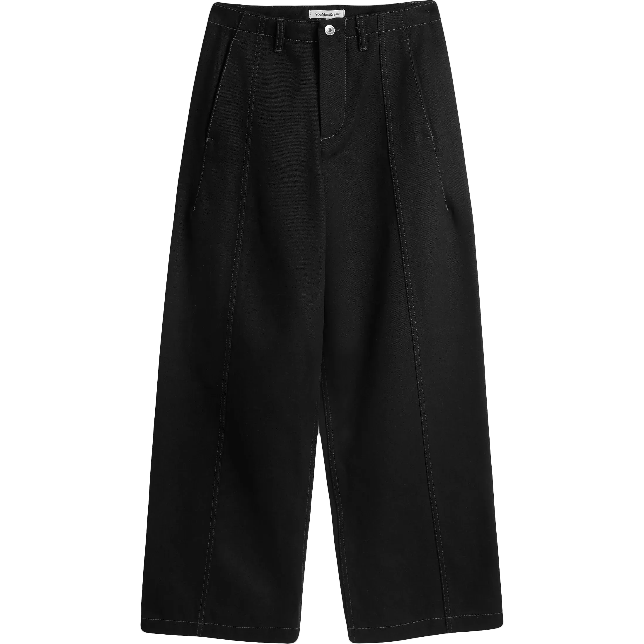 Displaced Seam Jean - Black