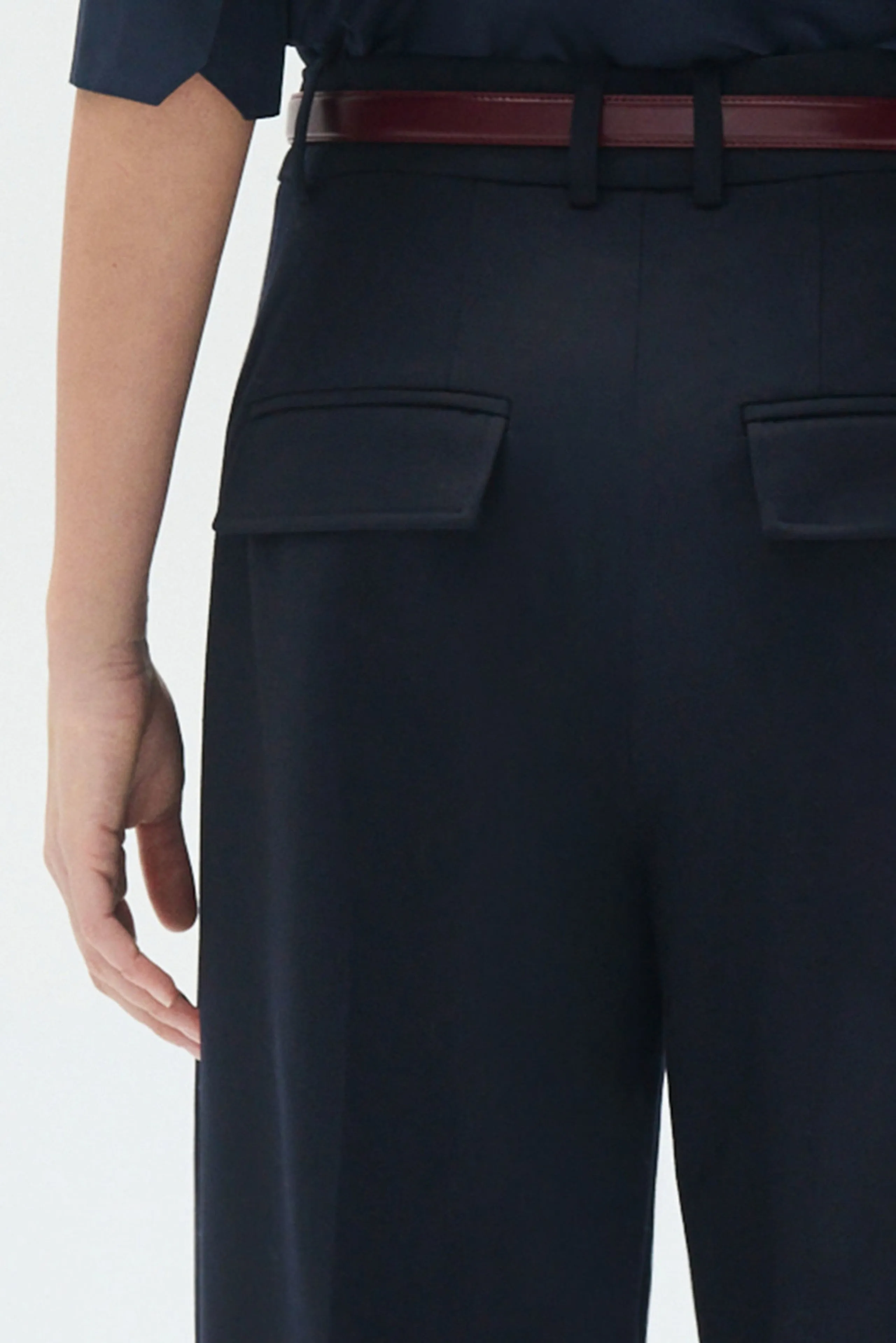 Flat Front Pant in North Sea