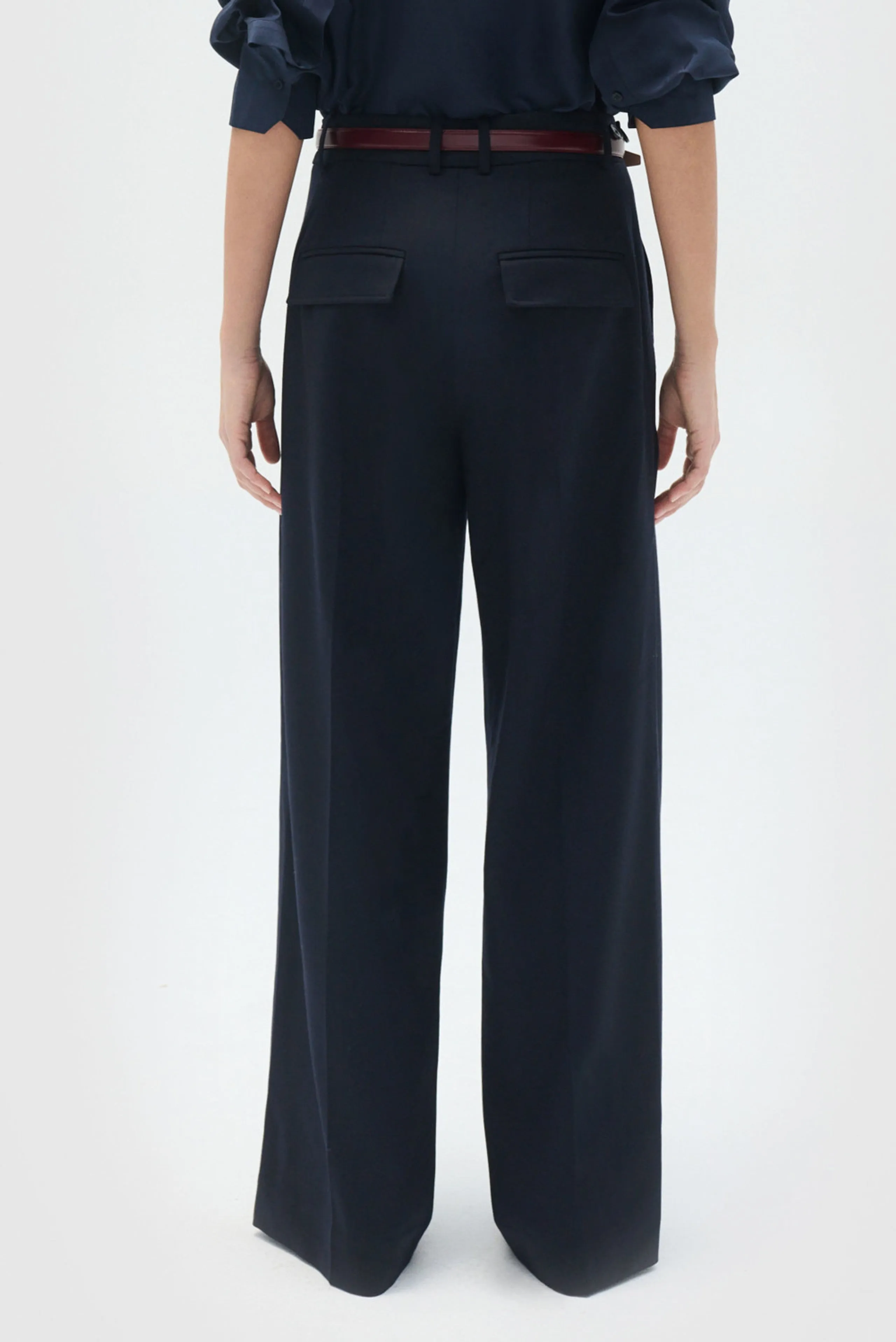 Flat Front Pant in North Sea