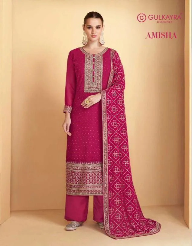 GULKAYRA DESIGNER AMISHA 7156 SERIES SUIT