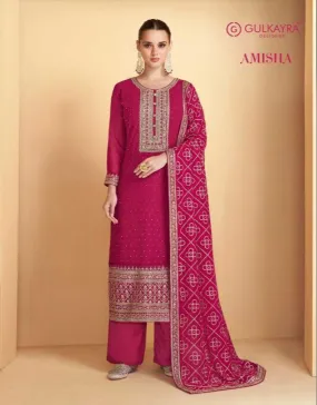GULKAYRA DESIGNER AMISHA 7156 SERIES SUIT