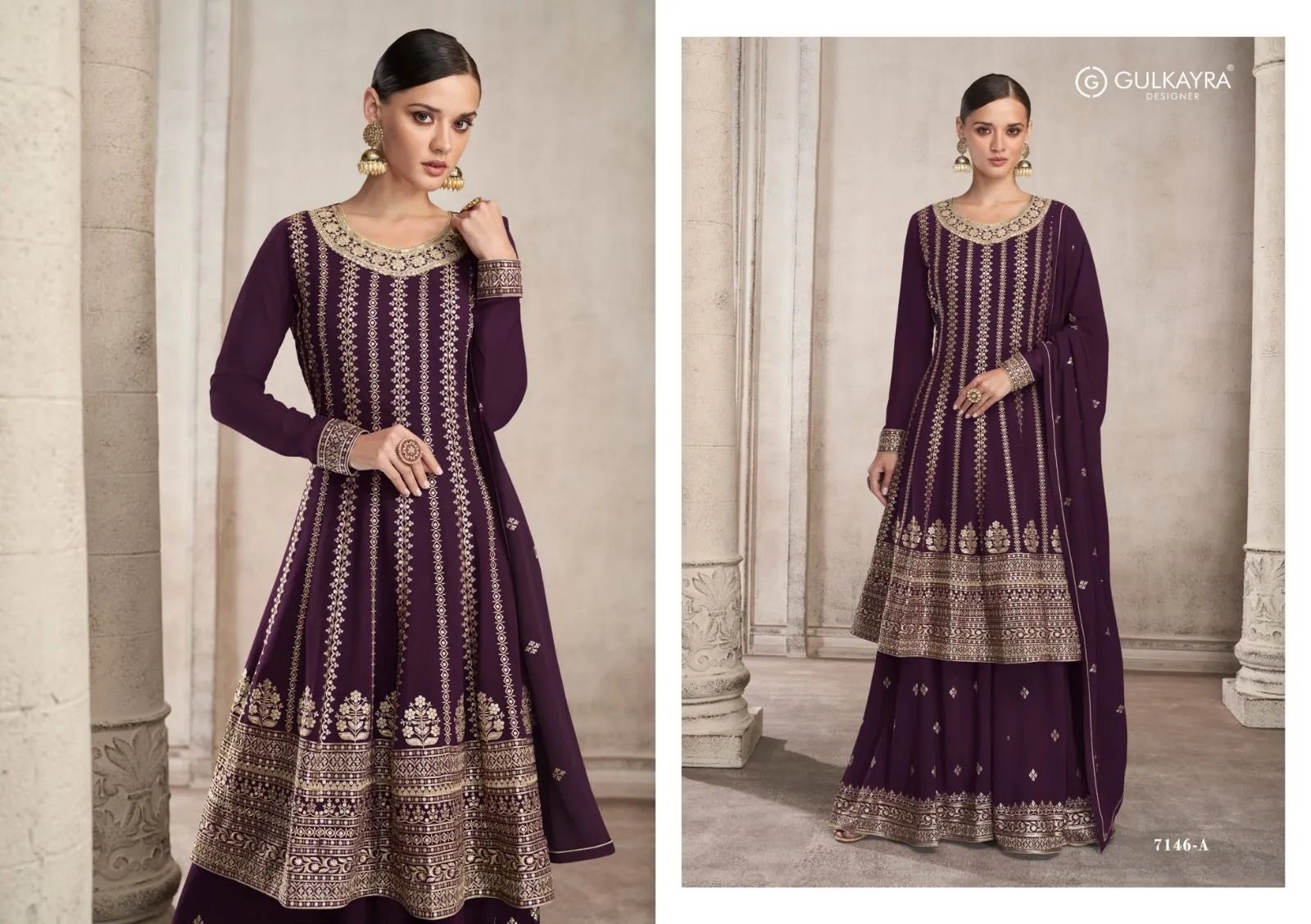 GULKAYRA DESIGNER FORAM 7146 COLOUR SERIES SUIT
