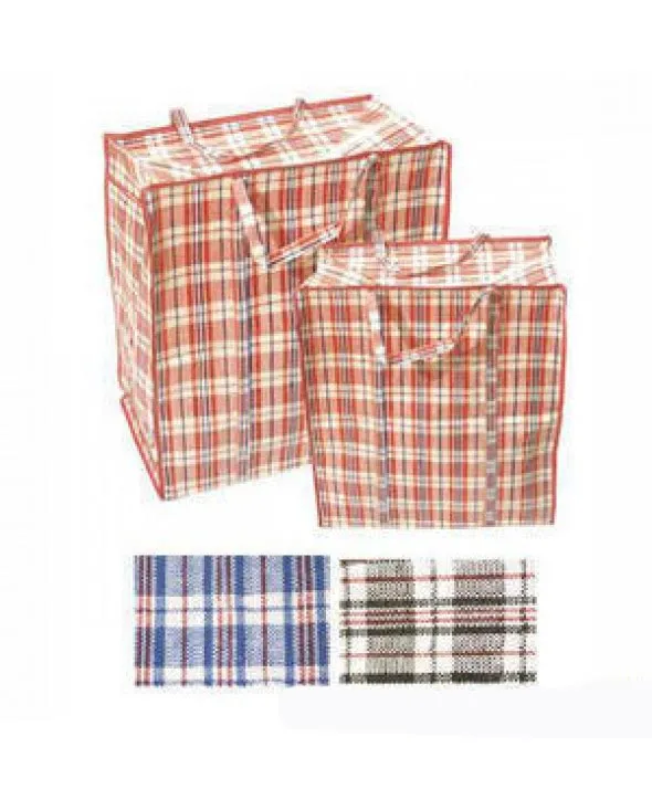 Shopping Bag PVC Checked Extra Large