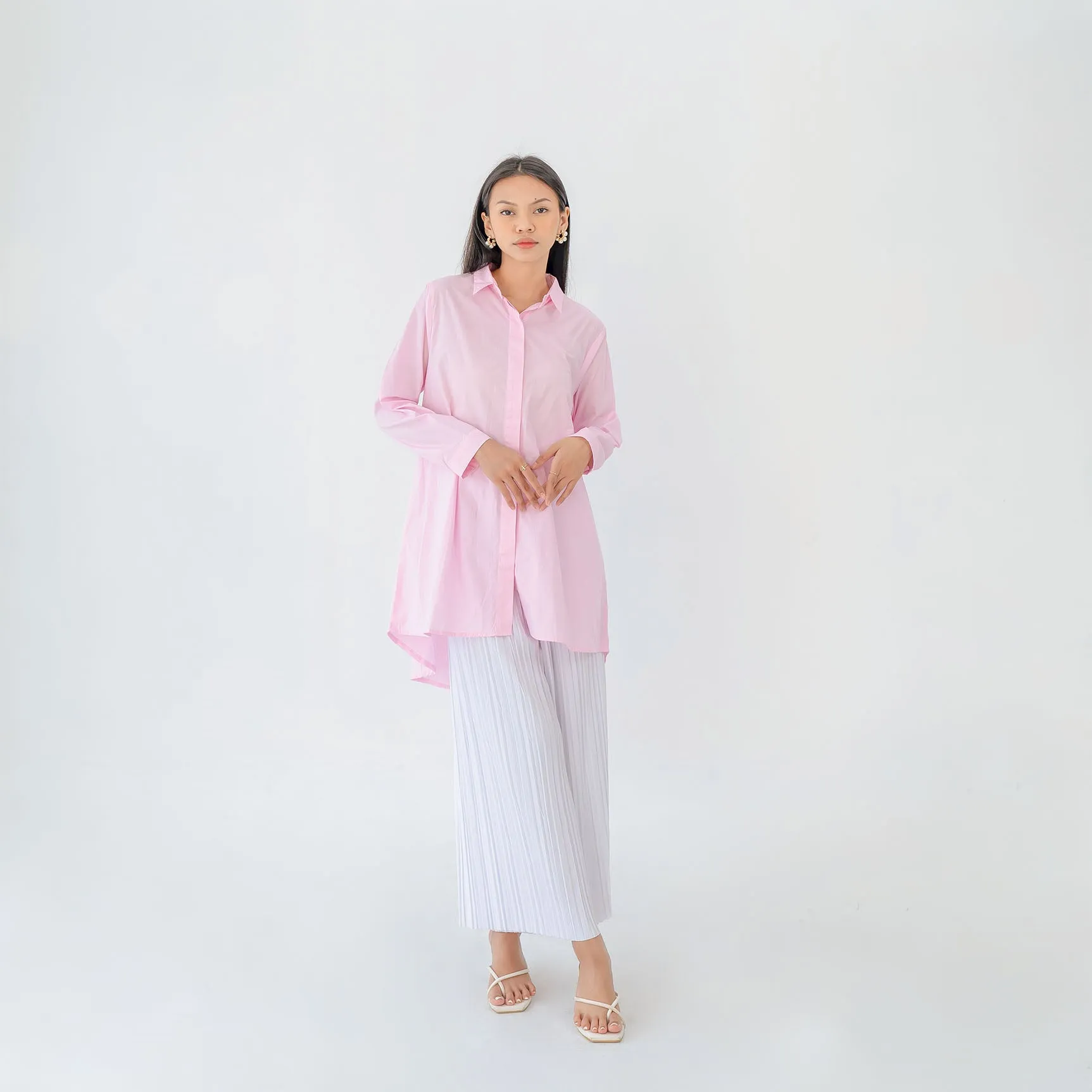 Silvertote Apparel Pakaian Wanita Jana Kulot Plisket Pants