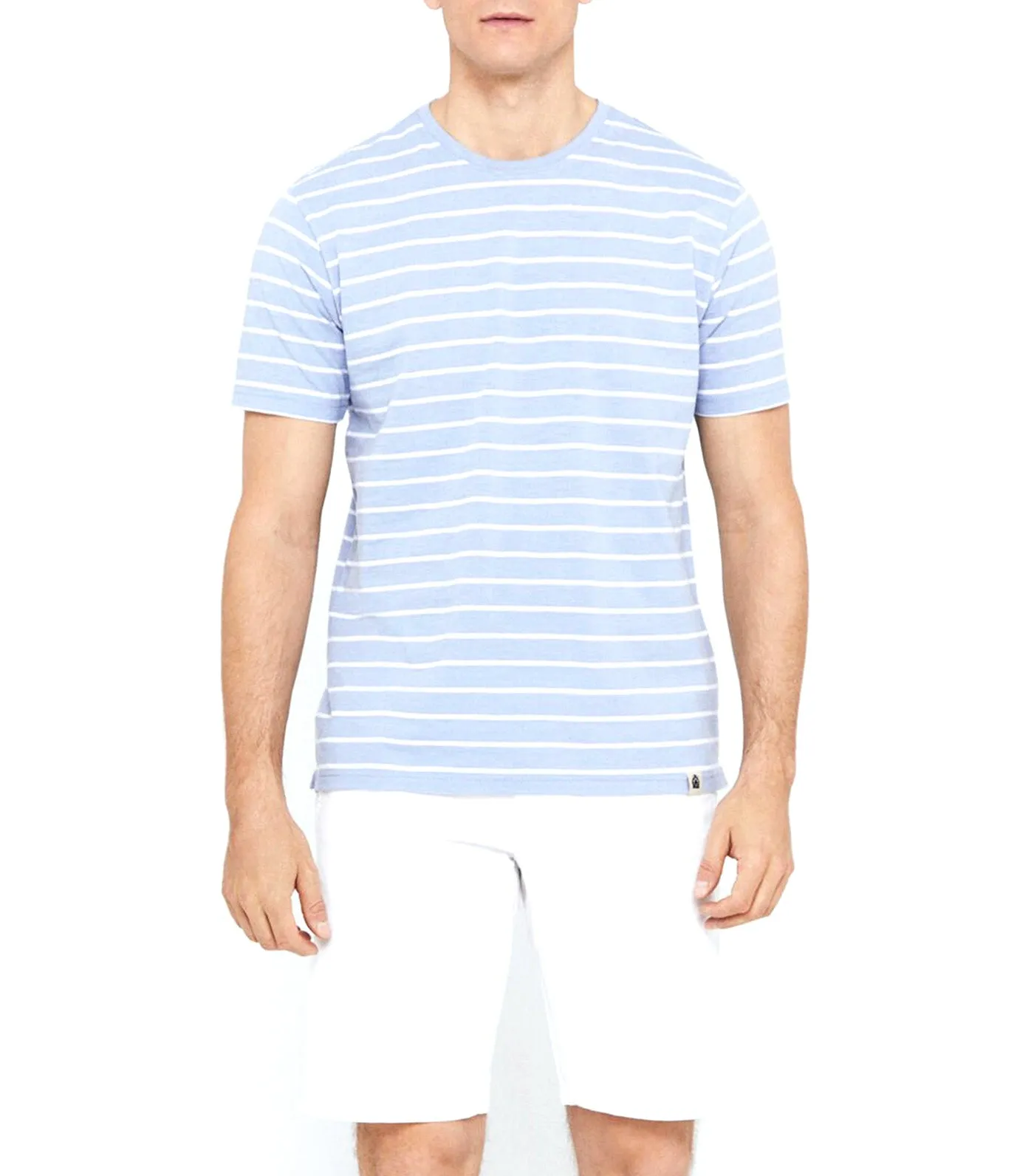 Striped T-Shirt Medium Blue