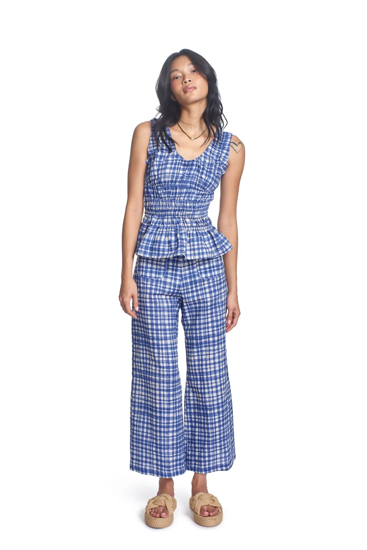 THE ARIA PANT-PLAID