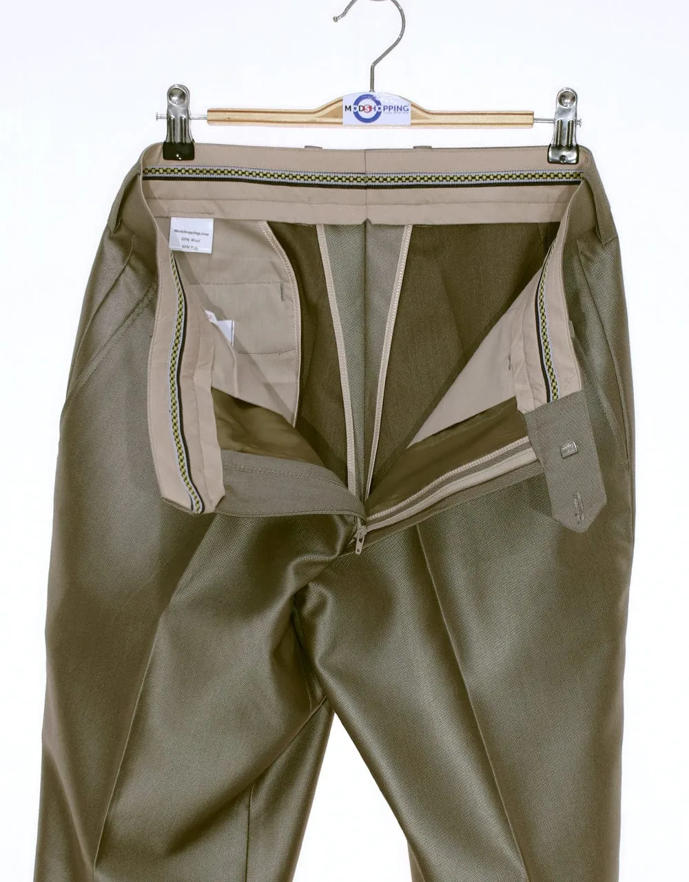 Tonic Suit | Mod Clothing 60s Fashion Gold Tonic Suit