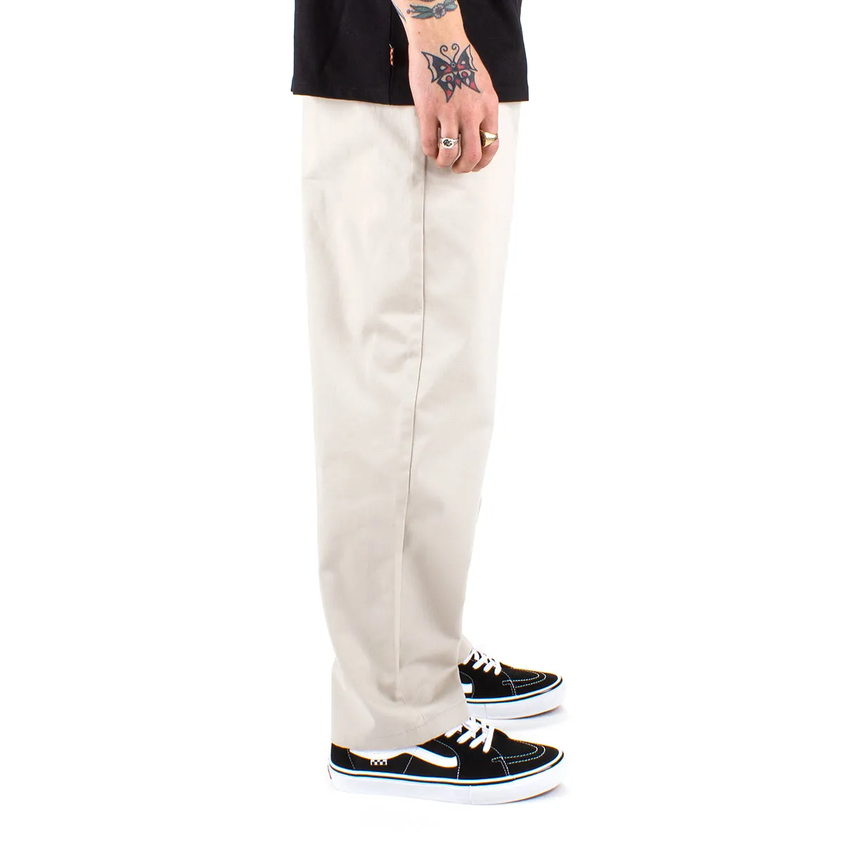 Twill Double Pleated Pants