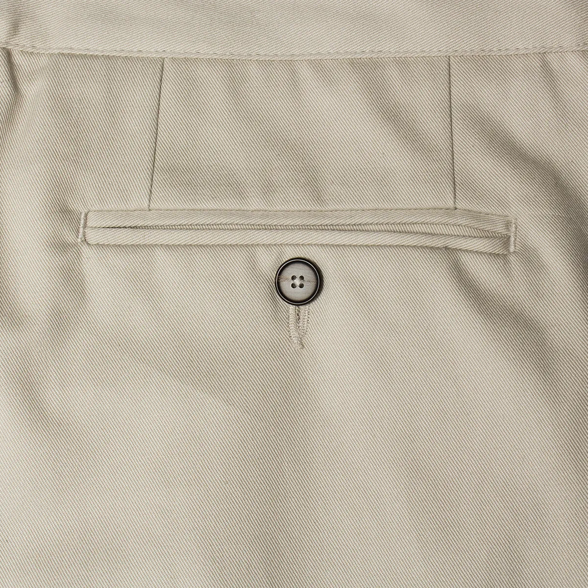Twill Double Pleated Pants